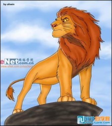 鼠绘可爱卡通之狮子王