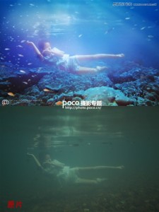 Photoshop调出蓝色绚丽的水下摄影效果图